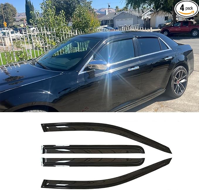 Sunproof Waterproof Side Window Wind Deflector, Window Visor fit by VICOJETOR