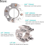 10L0L Golf Cart Wheel Spacers Adapters 2 Inch - Image 3
