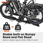 CyberRack E2 Ebike Rack, 200 lbs Capacity Foldable Bike Racks - Image 3