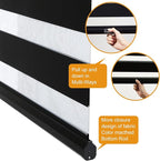 Persilux Cordless Zebra Blinds for Windows Free-Stop Dual Layer Roller Windows - Image 3