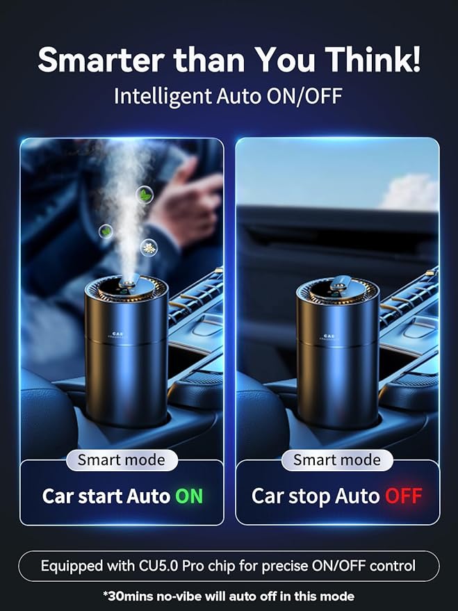 Ceeniu Smart Car Air Fresheners, New Smell Experience By Ultrasonic mist - Image 5