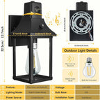 2PACK Bluetooth Speaker Outdoor Wall Lights - Image 4