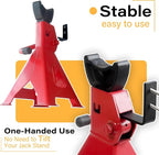 4 Packs Jack Stands Wall Mount Organizer, Heavy Duty Stainless Steel Holder - Image 4