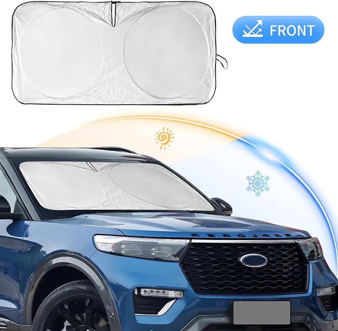 INSAUTO for Highlander Car Windshield Cover Windshield Sun Shade for Toyota - Image 4