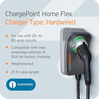 ChargePoint HomeFlex Level 2 EV Charger J1772, Hardwired - Image 4