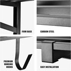 2 Pack Heavy Duty Garage Wall Shelving, Holds 200 lbs Each, Garage Shelving - Image 4