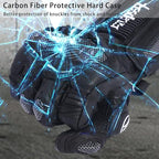 Harssidanzar Leather Motorcycle Gloves - Image 3
