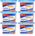 Vacplus Moisture Absorbers 6 Pack, 10.5 Oz Portable Humidity Absorber Boxes by Vacplus