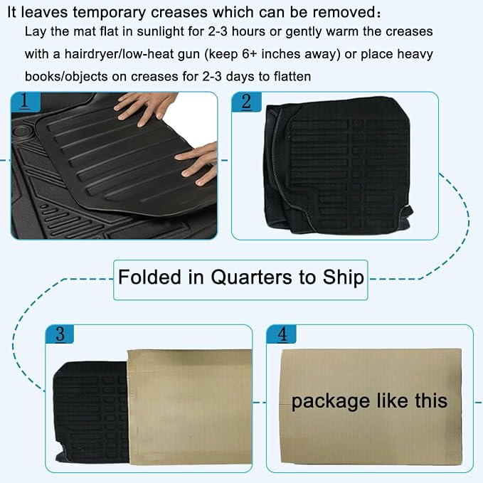 CRV Floor Mats Compatible with 2023-2026 Honda CR-V，All Weather Protection - Image 7