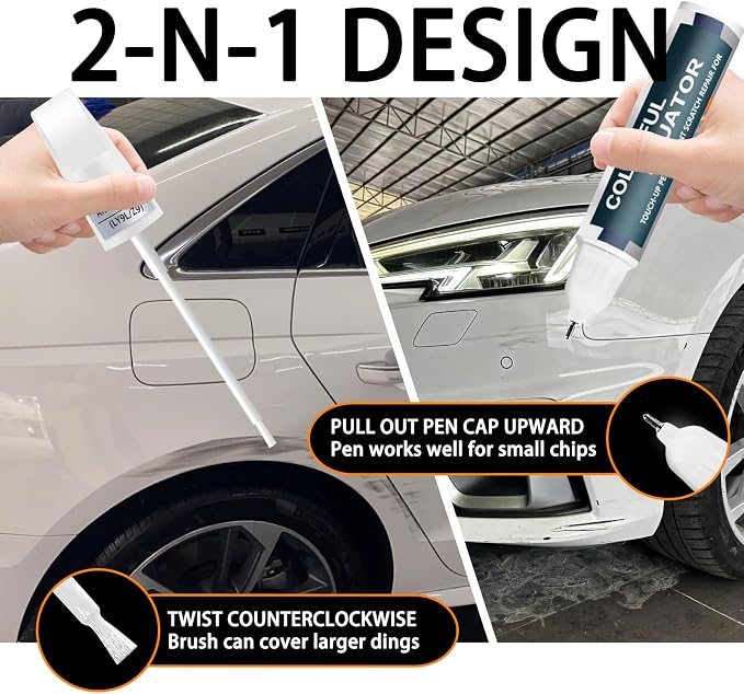 Arkona White Touch Up Paint Compatible - Image 5