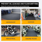 Oil Spill Garage Floor Mat, Heavy Duty 64" x 32" 8mm Thick Garage Mat - Image 6
