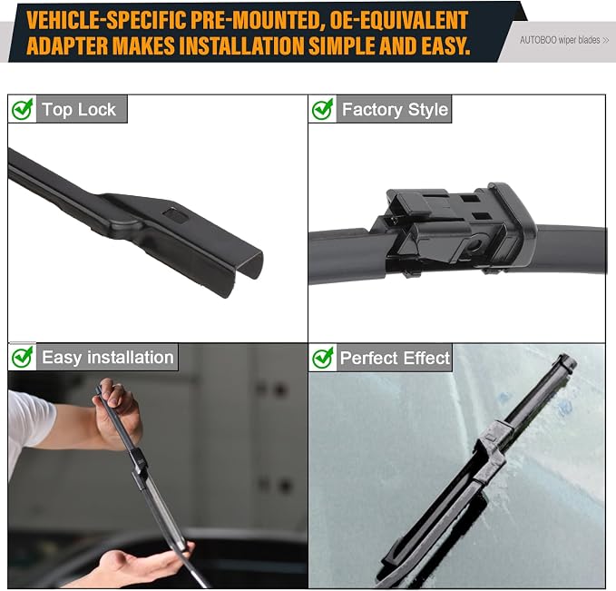 AUTOBOO 26"+14" Windshield Wipers - Image 5