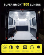 Dome Light for RV Interior, 48LED 800LM Ultra Bright 12 Volt LED White Lights - Image 2