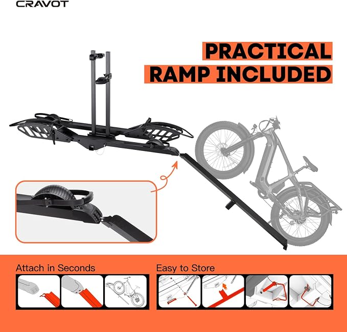 CyberRack E2 Hitch 2 EBike Rack - Image 2
