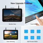 Fookoo 1080P 10" Wireless RV Backup Camera System - Image 2