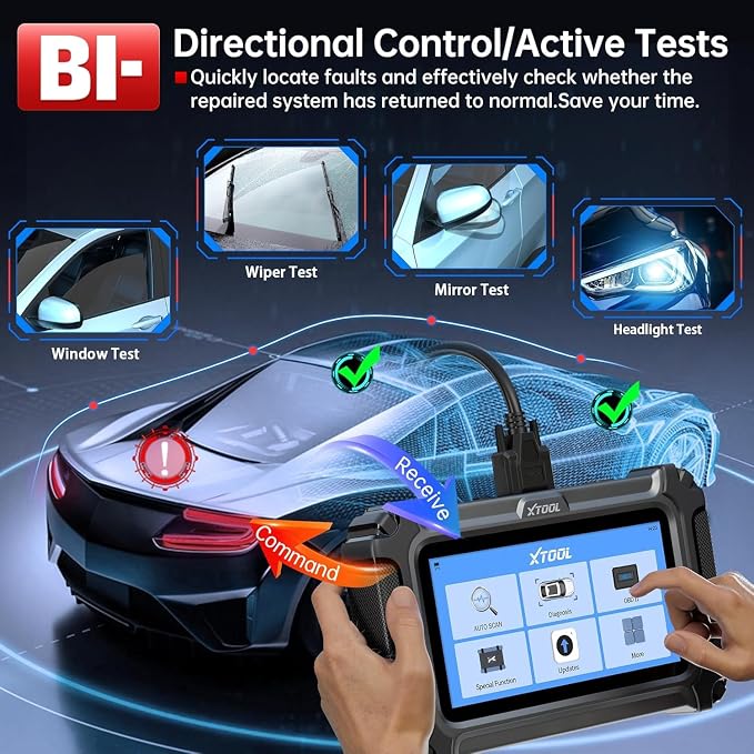 XTOOL IP500 for GM OBD2 Scanner, Bidirectional Scan Tool - Image 4