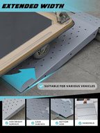 Shed Ramp 2PC, Loading Ramp for Riding Mower, 1500 lbs Capacity, Shed Storage - Image 8
