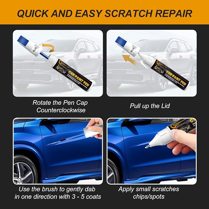 LY9B Brilliant Black Car Touch Up Paint - Image 7