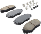 Premium Semi-Metallic Front Brake Pads Compatible - Image 2