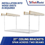 SafeRacks 4x6 Overhead Garage Storage Rack - Image 4