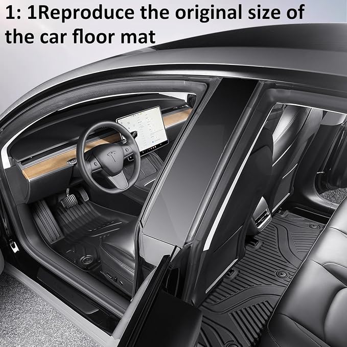 Car Foot Mats for Tesla Model 3 - Image 4