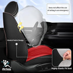 2 Front Car Seat Covers Fit for Toyota Camry 2012-2025 Faux Leather Automotive - Image 3