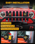 Auxbeam 3" LED Pod Light Covers, XP-Ultra Series PC Lens Offroad Protective - Image 5