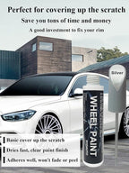 SYOAUTO Silver Rim Touch Up Paint Rim Scratch Repair Pen Wheel Touch Up Paint - Image 7
