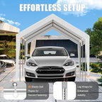 10'x20' Canopy Replacement Cover, Beefull Carport Replacement Canopy - Image 2