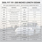 Waterproof Car Cover for Automobiles, All Weather Full Exterior Covers Fit for - Image 6