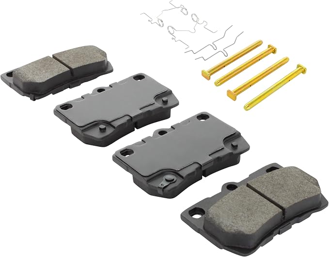 Premium Ceramic Rear Brake Pads Compatible - Image 2