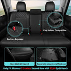 Seat Covers for Toyota 4Runner 2011-2024, Faux Leather Car Seat Cover Full Set - Image 3