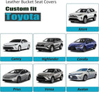 GIANT PANDA Front Car Seat Cover Custom Fit Toyota, 3D Air Mesh Car Seat Covers - Image 3