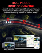Dash Cam Front and Rear, 4K Full HD Dual Dash Camera - Image 9