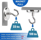 LOVIMAG 100LBS Heavy Duty Magnetic Hooks, Strong Neodymium Magnet Hooks - Image 5