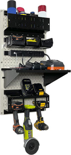 Wall Control Power Tool Storage Organizer Kit Cordless Drill Holder Charging - Image 3