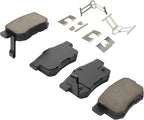 Premium Semi-Metallic Rear Brake Pads Compatible - Image 2