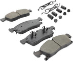 Premium Semi-Metallic Front Brake Pads Compatible - Image 2
