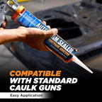 2 Pack Professional Automotive Seam Sealer, Paintable Quick-Set Polyurethane - Image 4
