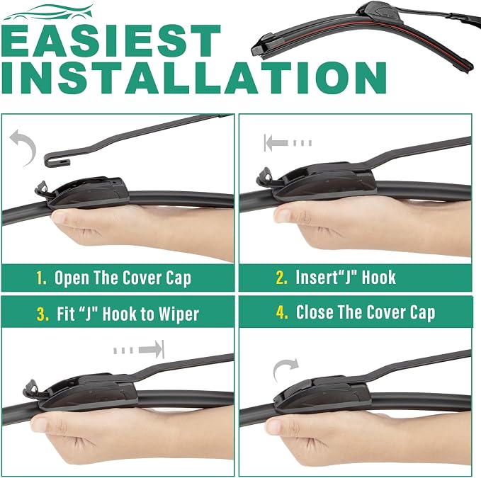 24" 18" 12" Windshield Wiper Blades Replacement - Image 7