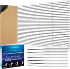6 Pack 2-Layer Fold Soundproof Wall Panels, 0.9lb/ft³ High Density, 3D Acoustic by Staytunedforournewproduct