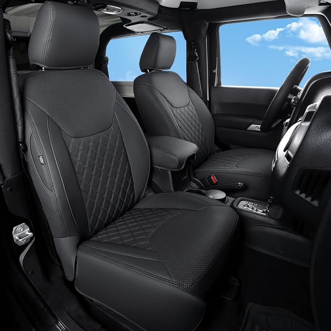 GIANT PANDA Customized Front Car Seat Covers by GIANTPANDA
