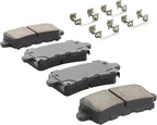Premium Semi-Metallic Rear Brake Pads Compatible - Image 2