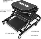 DNA MOTORING 40 Inches Folding 2 in 1 Rolling Z Creeper, Adjustable Roller - Image 3