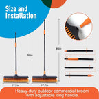 2 Set 18" Push Broom Outdoor - Image 3
