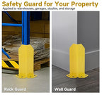 lesolar Pallet Rack Post Protectors, 1/5" Thickness Pallet Rack Frame Guard - Image 5