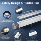MODERN 11 Hexagon LED Garage Light, Ultra-Bright 6500K Natural White, 11 Grids - Image 4