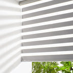 Persilux Cordless Zebra Blinds for Windows Free-Stop Roller Window Shades Dual by PersiluxHome