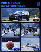 Tire Inflator Portable Air Compressor, 160PSI Air Pump - Image 6