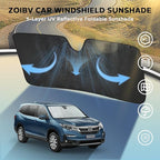 Windshield Sun Shade for Honda Pilot 2016-2024 - Image 3